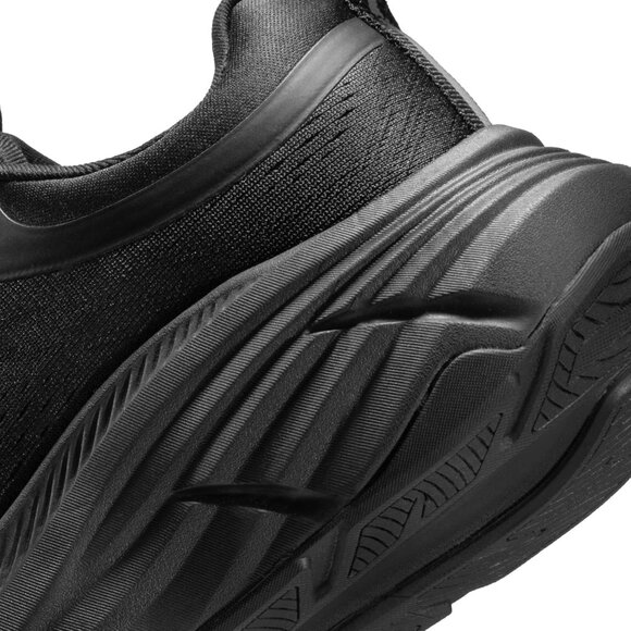 Nortiv 8 Women's All Black Walking Shoes Cushioned Non-Slip Breathable Sneakers - Picture 9 of 9